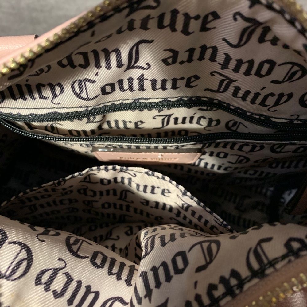 NWT Juicy Couture Not Your Babe Satchel Purse Handbag Dusty Blush - Picture 9 of 10